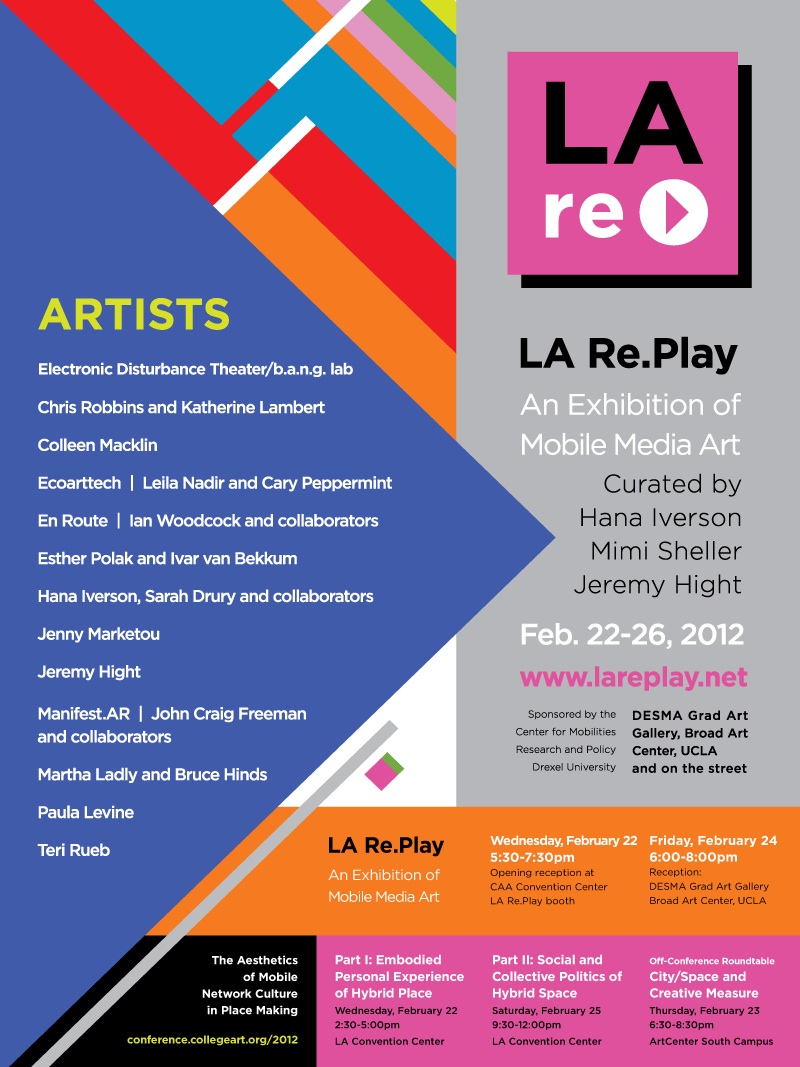 LA Re.Play, U.C.L.A. Design Media Arts Gallery, February 2012